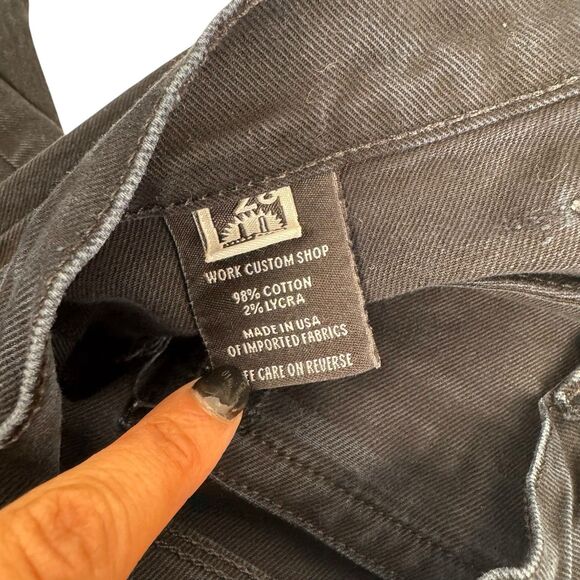 WORK Custom Shop Women’s Gold Zippers Skinny Moto Dark Wash Jeans size 28 0082 - Picture 9 of 11